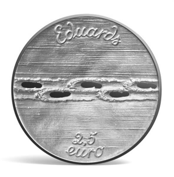 Grote foto letland 2 x 2 5 euro 2017 eduards veidenbaums verzamelen munten overige