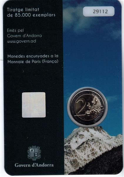Grote foto andorra 2 euro 2017 pyrenee n land verzamelen munten overige