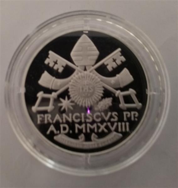 Grote foto vaticaan proofset 2018 20 euro zilver verzamelen munten overige