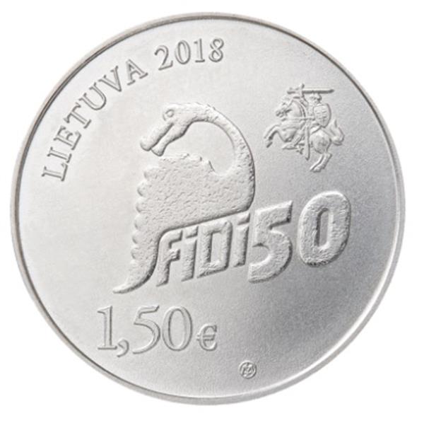Grote foto litouwen 1 5 euro 2018 fidi verzamelen munten overige