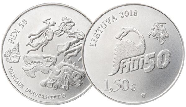 Grote foto litouwen 1 5 euro 2018 fidi verzamelen munten overige