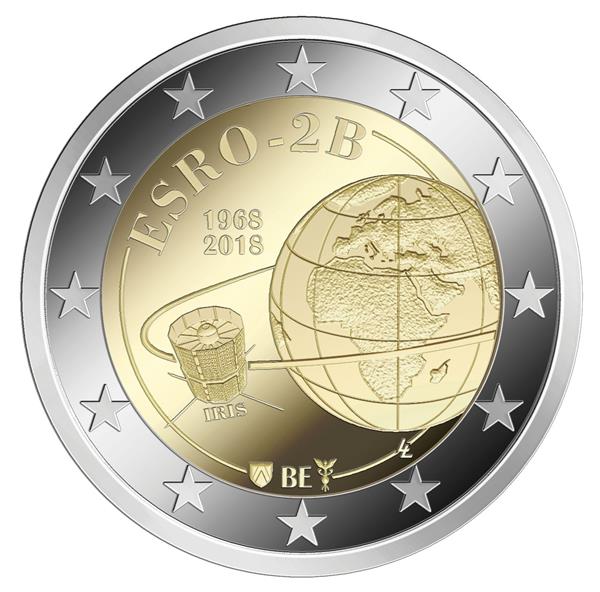 Grote foto belgi 2 euro 2018 esro 2b coincard nederlands verzamelen munten overige
