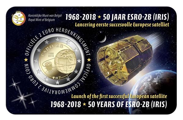 Grote foto belgi 2 euro 2018 esro 2b coincard nederlands verzamelen munten overige