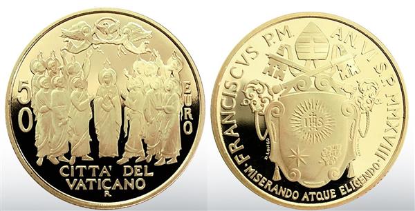 Grote foto vaticaan 20 euro en 50 euro 2018 goud proof verzamelen munten overige