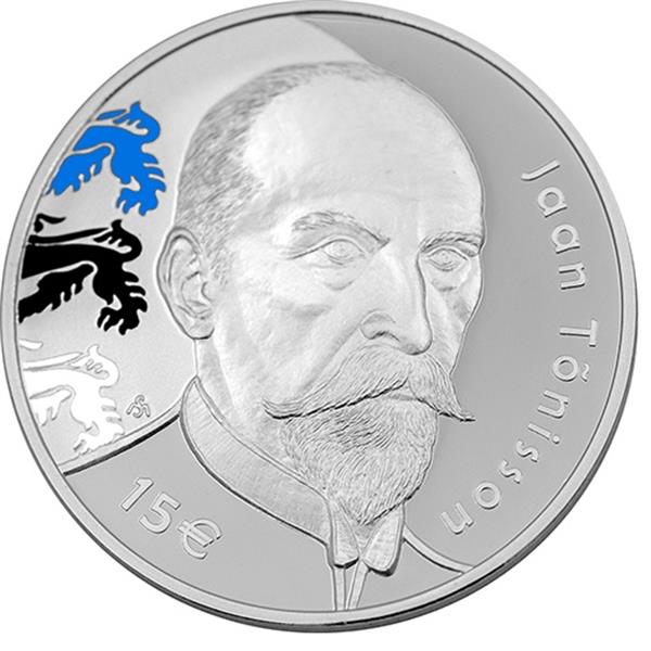 Grote foto estland 15 euro 2018 jaan t nisson verzamelen munten overige