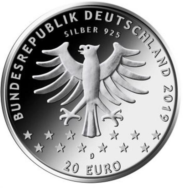 Grote foto duitsland 20 euro 2019 100 jaar vrouwenstemrecht verzamelen munten overige