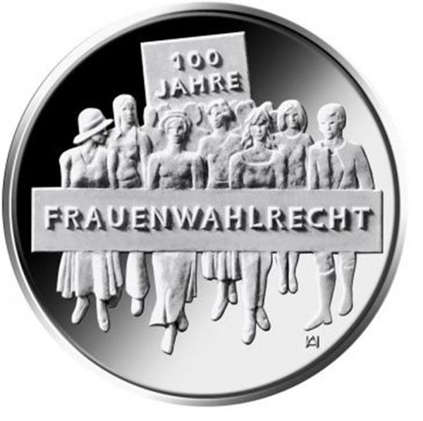 Grote foto duitsland 20 euro 2019 100 jaar vrouwenstemrecht verzamelen munten overige