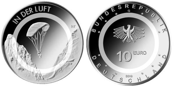 Grote foto duitsland 10 euro 2019 in de lucht verzamelen munten overige