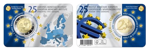 Grote foto belgi 2 euro 2019 emi coincard nederlands verzamelen munten overige