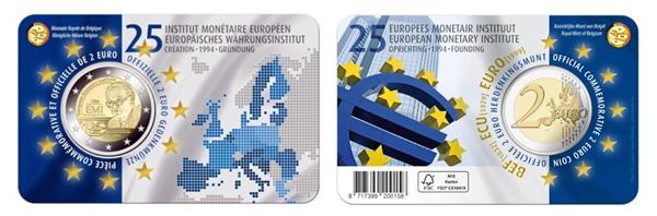 Grote foto belgi 2 euro 2019 emi coincard frans verzamelen munten overige