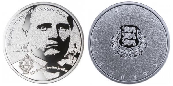 Grote foto estland 12 euro 2019 johann voldemar jannsen verzamelen munten overige