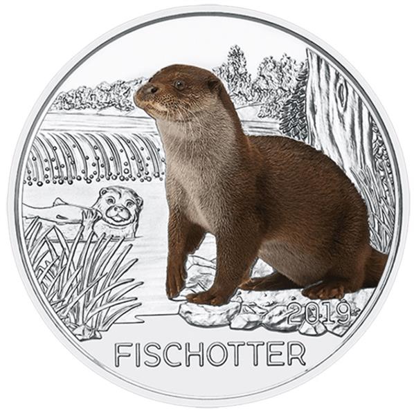 Grote foto oostenrijk 3 euro 2019 otter verzamelen munten overige