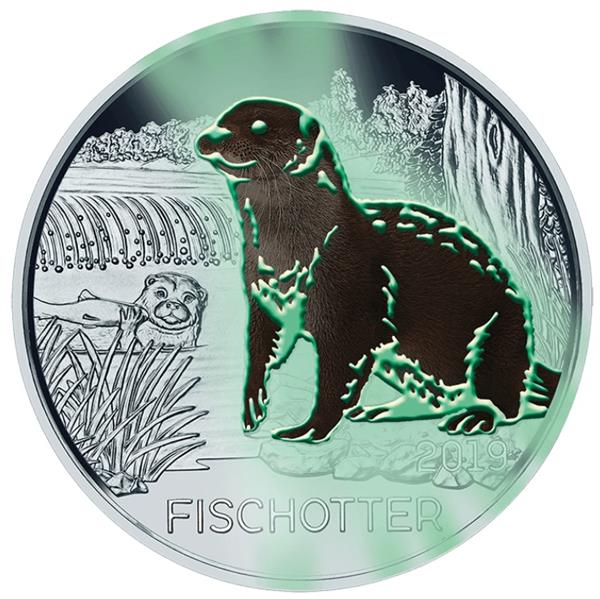 Grote foto oostenrijk 3 euro 2019 otter verzamelen munten overige