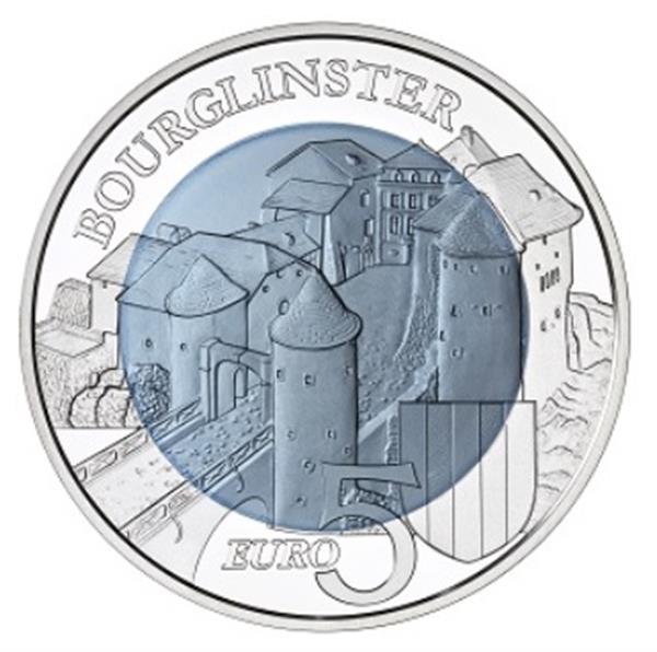 Grote foto luxemburg 5 euro 2019 ch teau de bourglinster verzamelen munten overige