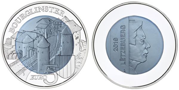 Grote foto luxemburg 5 euro 2019 ch teau de bourglinster verzamelen munten overige