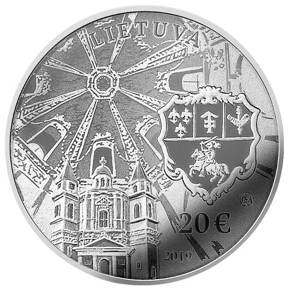 Grote foto litouwen 20 euro 2019 kasteel sapieha verzamelen munten overige