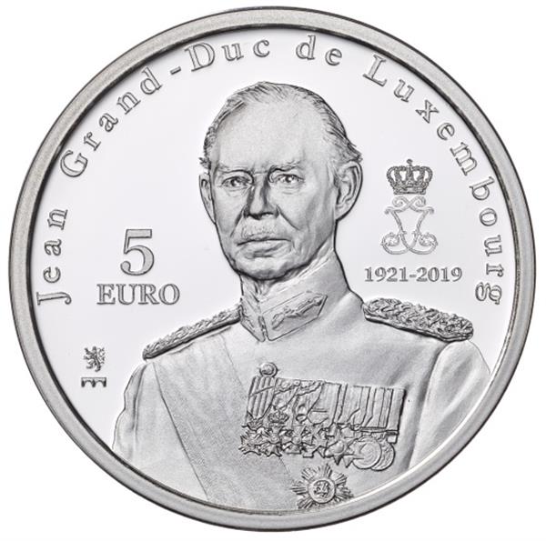 Grote foto luxemburg 5 euro 2020 groothertog jean van luxemburg verzamelen munten overige