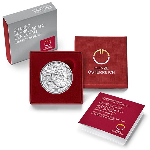 Grote foto oostenrijk 20 euro 2020 concorde verzamelen munten overige