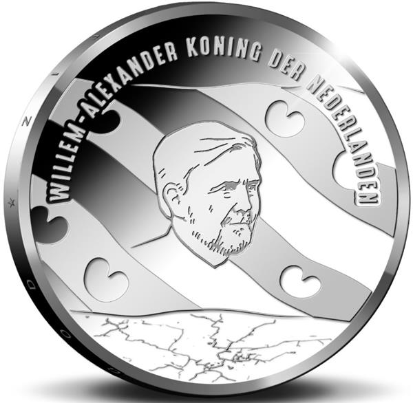 Grote foto nederland 5 euro 2020 woudagemaal unc verzamelen munten overige