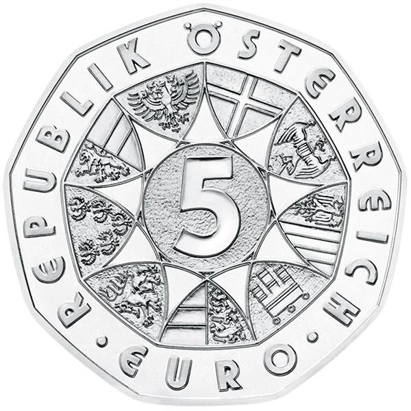 Grote foto oostenrijk 5 euro 2021 janus zilver bu verzamelen munten overige