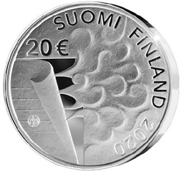 Grote foto finland 20 euro 2020 v in linna verzamelen munten overige