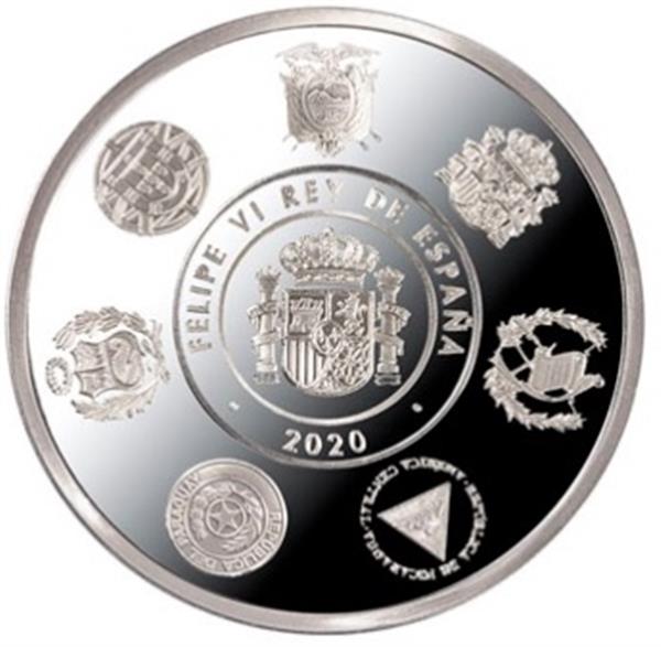 Grote foto spanje 5 euro 2020 historische treinen verzamelen munten overige