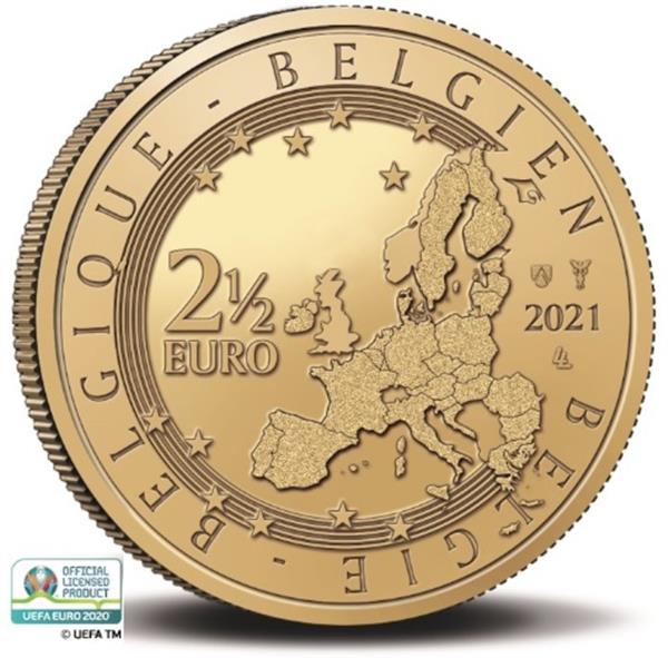 Grote foto belgi 2 5 euro 2021 het ek 2020 coincard nederlands verzamelen munten overige