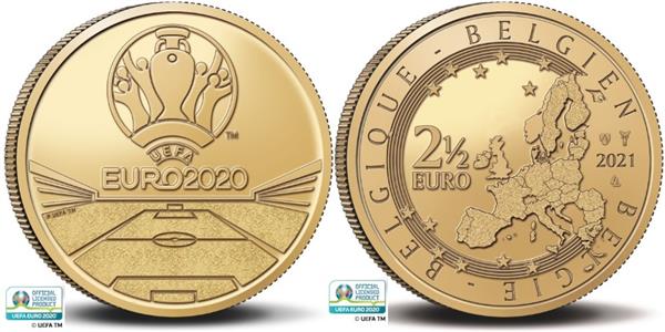Grote foto belgi 2 5 euro 2021 het ek 2020 coincard nederlands verzamelen munten overige