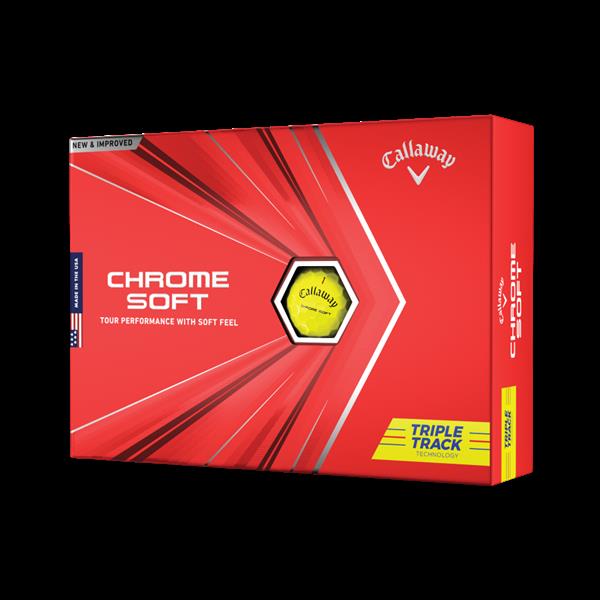 Grote foto callaway chrome soft triple track yellow sport en fitness golf
