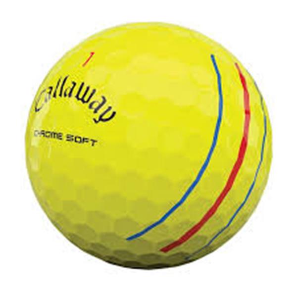 Grote foto callaway chrome soft triple track yellow sport en fitness golf