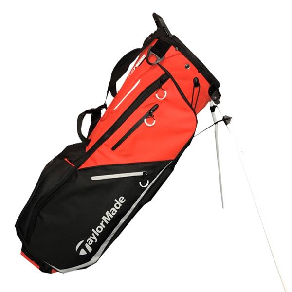 Grote foto taylormade tm19 flextech carrybag blood orange black sport en fitness golf