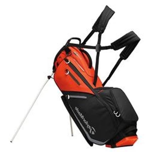 Grote foto taylormade tm19 flextech carrybag blood orange black sport en fitness golf