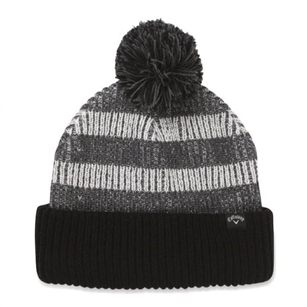 Grote foto callaway pom pom beanie black grey sport en fitness golf