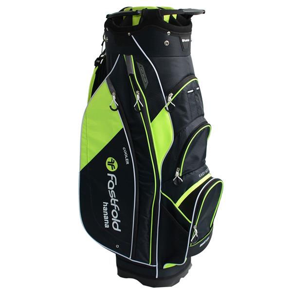 Grote foto fastfold cartbag hanana black green sport en fitness golf