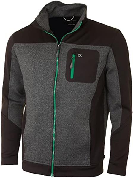 Grote foto calvin klein golf men macrotex full zip jacket sport en fitness golf