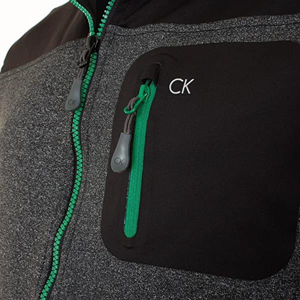 Grote foto calvin klein golf men macrotex full zip jacket sport en fitness golf