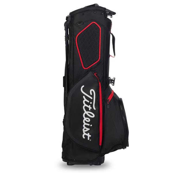Grote foto titleist players 4 standbag black black red sport en fitness golf
