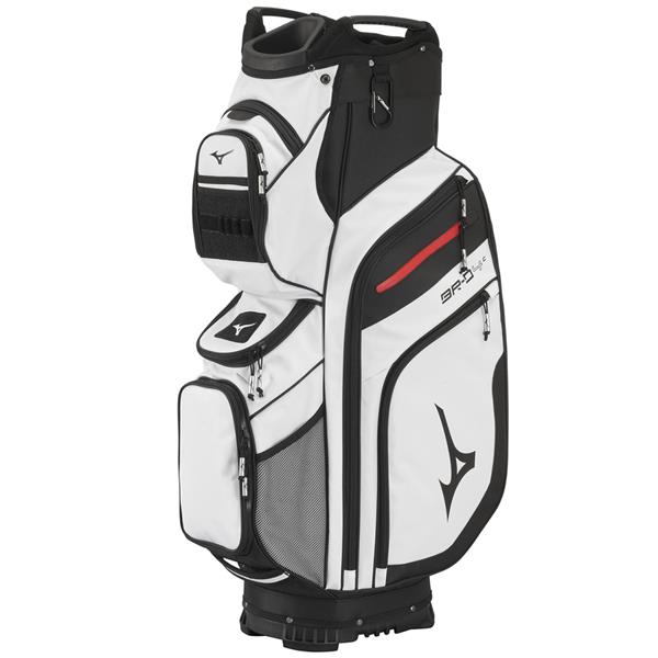Grote foto mizuno br d4 cartbag white black sport en fitness golf