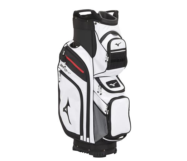Grote foto mizuno br d4 cartbag white black sport en fitness golf