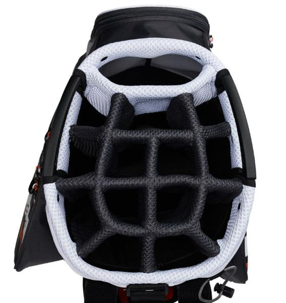 Grote foto callaway chev 14 cartbag charcoal white sport en fitness golf