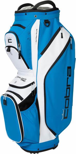 Grote foto cobra ultralight pro cart bag blue white sport en fitness golf