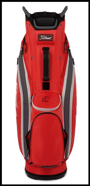 Grote foto titleist lightweight cart bag darkred graphite gray sport en fitness golf