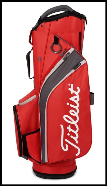 Grote foto titleist lightweight cart bag darkred graphite gray sport en fitness golf