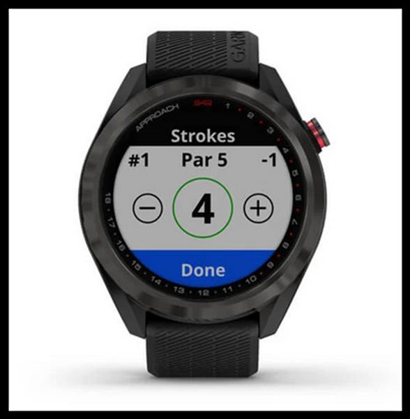Grote foto garmin approach s42 golf gps black carbon gray sport en fitness golf