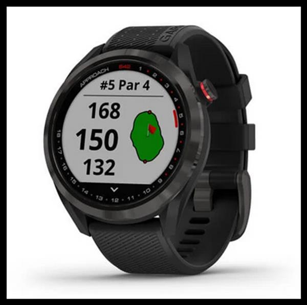 Grote foto garmin approach s42 golf gps black carbon gray sport en fitness golf