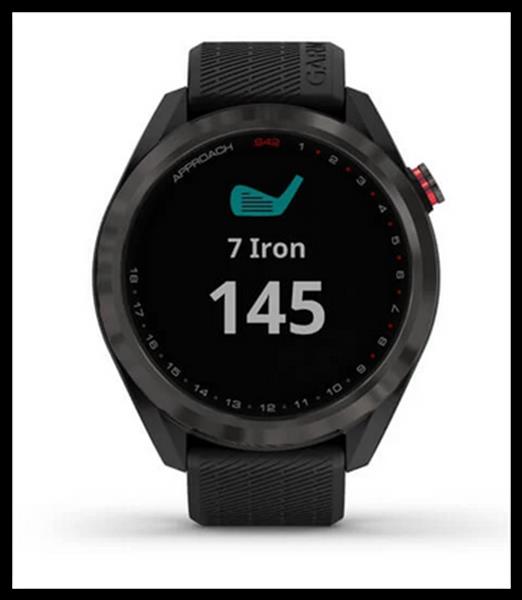 Grote foto garmin approach s42 golf gps black carbon gray sport en fitness golf