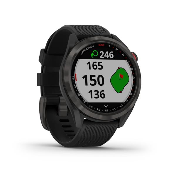 Grote foto garmin approach s42 golf gps premium black sport en fitness golf