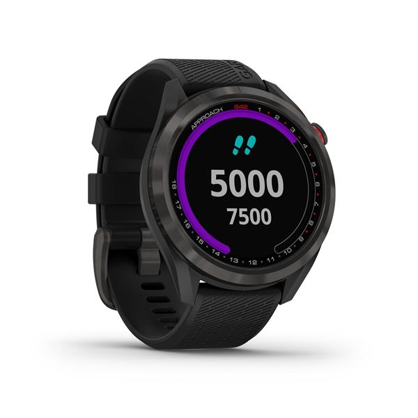 Grote foto garmin approach s42 golf gps premium black sport en fitness golf