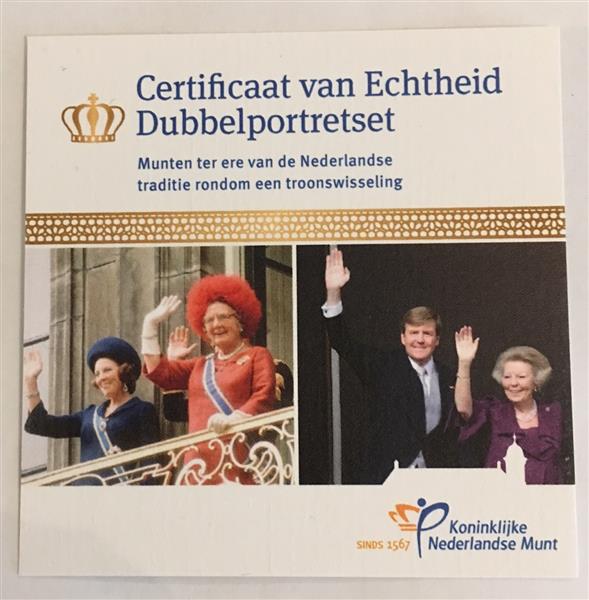 Grote foto nederland 2 euro 2014 dubbelportretset verzamelen munten overige