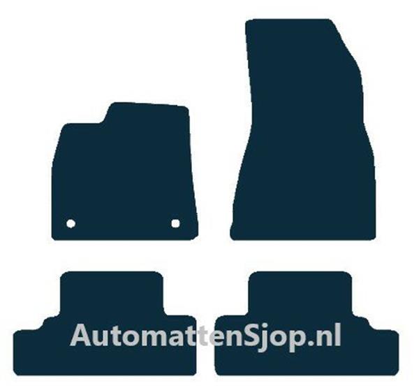 Grote foto luxe velours zwart automatten renault r5 e tech 2024 heden auto onderdelen overige auto onderdelen